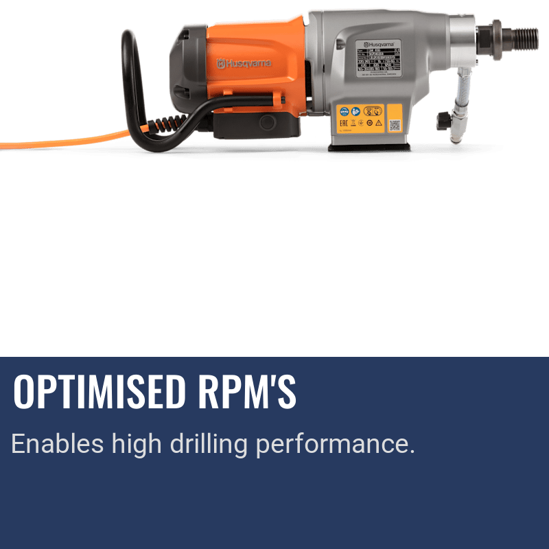 Husqvarna DM 400, Optimised RPM's
