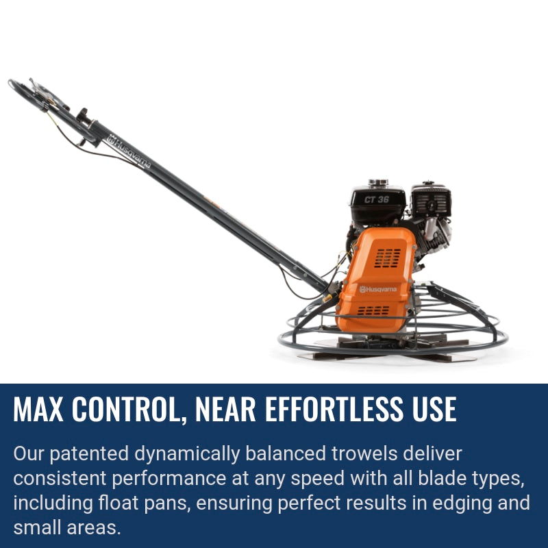 Husqvarna CT 36 I Max control, near effortless use