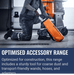 Husqvarna DE 130 H, Optimised accessory range