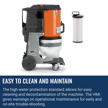 Husqvarna DE 110i H Easy to clean and maintain