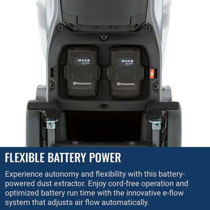 Husqvarna DE 110i H Flexible battery power