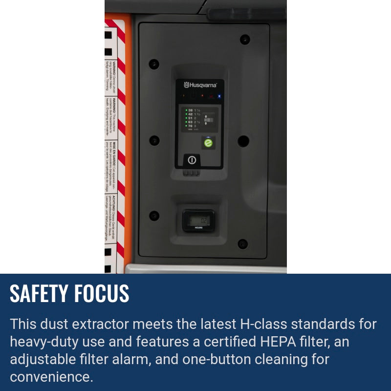 Husqvarna DE 110i H Safety focus