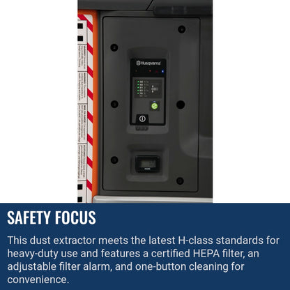 Husqvarna DE 110i H Safety focus