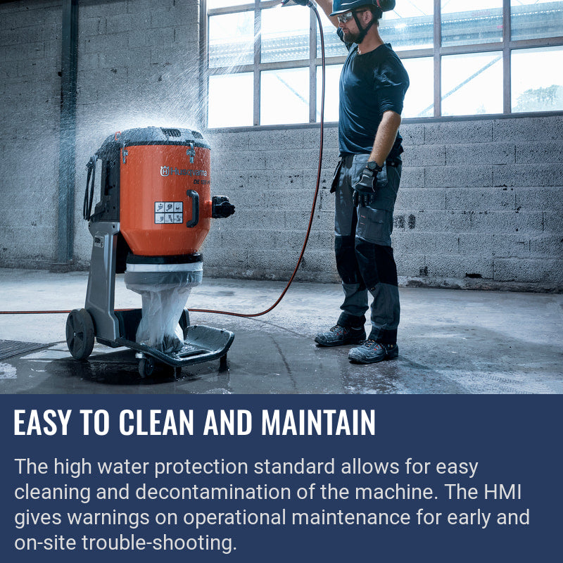 Husqvarna DE 120 H Easy to clean and maintain