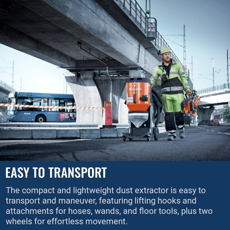 Husqvarna DE 120 H Easy to transport