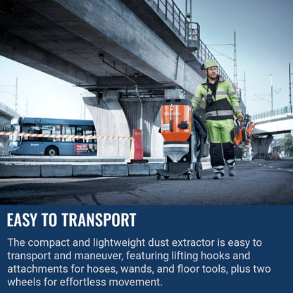 Husqvarna DE 120 H Easy to transport
