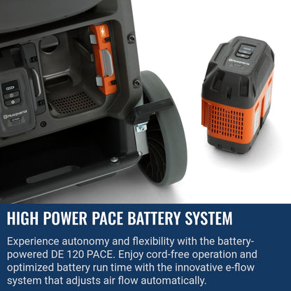 Husqvarna DE 120 H PACE High power PACE battery system
