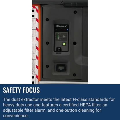 Husqvarna DE 120 H Safety focus