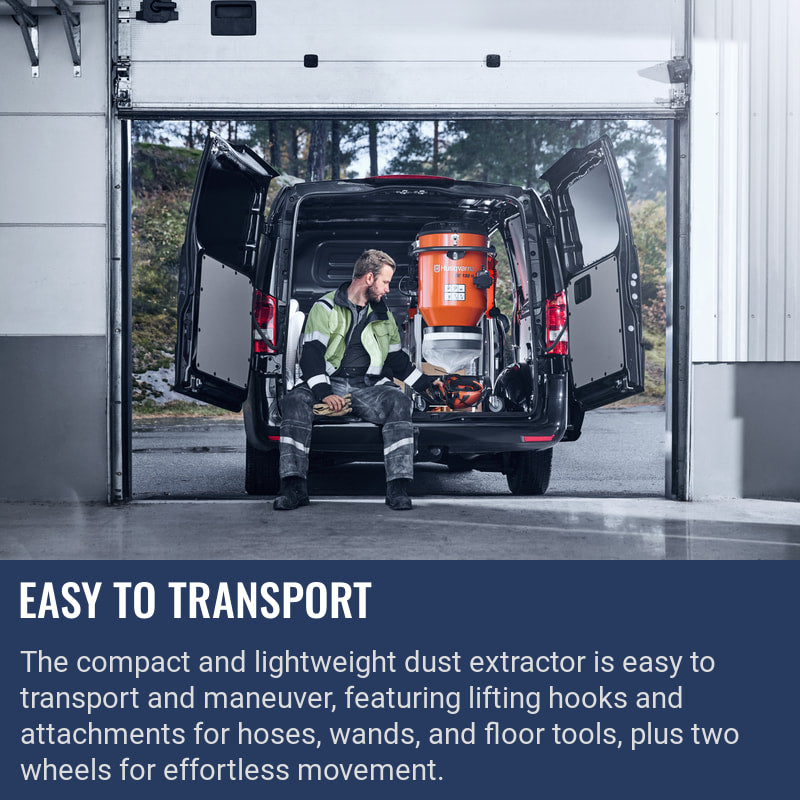 Husqvarna DE 130 H Easy to transport