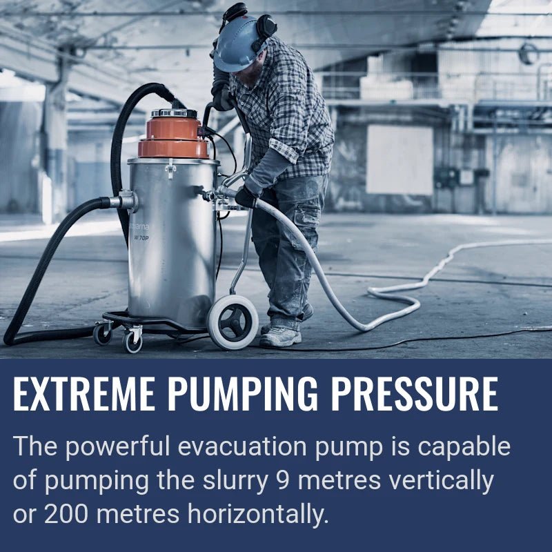 Husqvarna W 70 P, Extreme pumping pressure