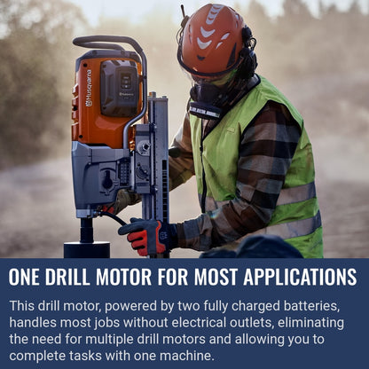 Husqvarna DM 1 PACE One drill motor for most applications