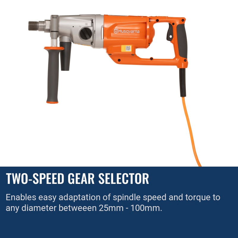 Husqvarna DM 200 Two-speed gear selector