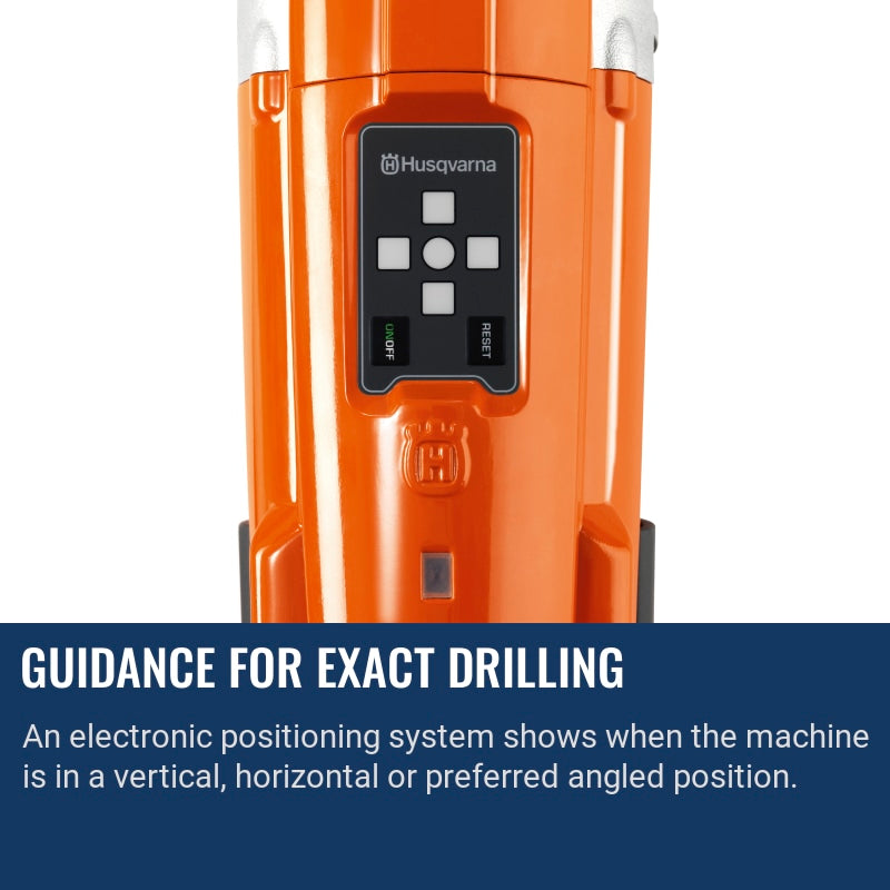 Husqvarna DM 220 Guidance for exact drilling