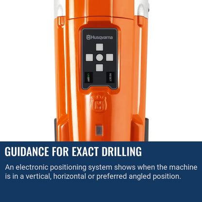 Husqvarna DM 220 Guidance for exact drilling
