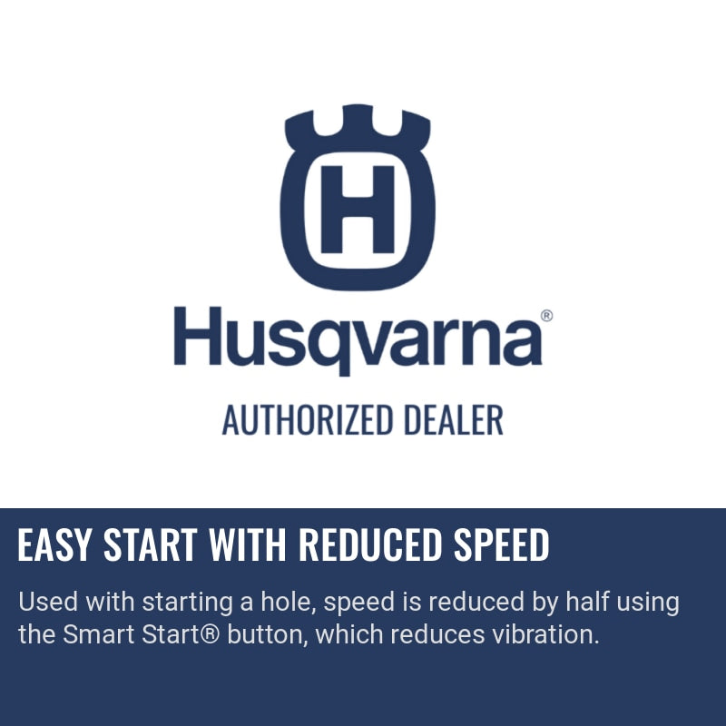 Husqvarna DM 400 Easy start with reduced speed