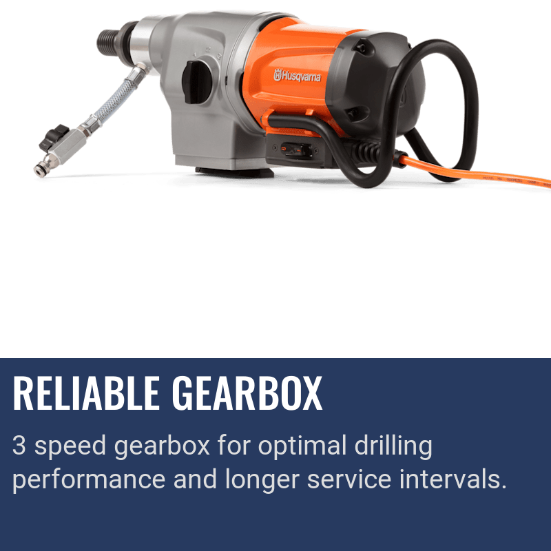 Husqvarna DM 400, Reliable gearbox