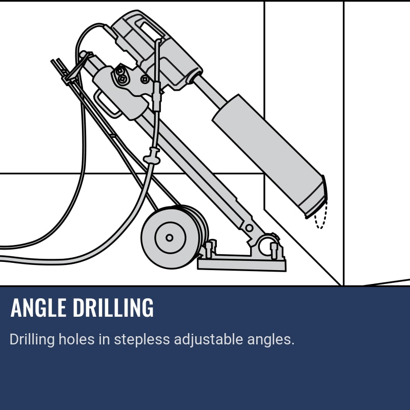 Husqvarna DM 430 Angle drilling