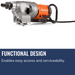 Husqvarna DM 430, Functional design