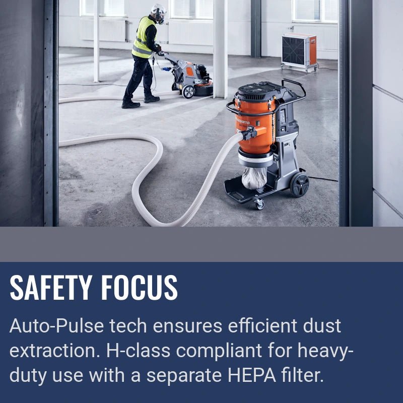 Husqvarna DE 130 H, Safety focus