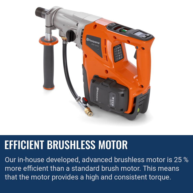 Husqvarna DM 540i Efficient brushless motor