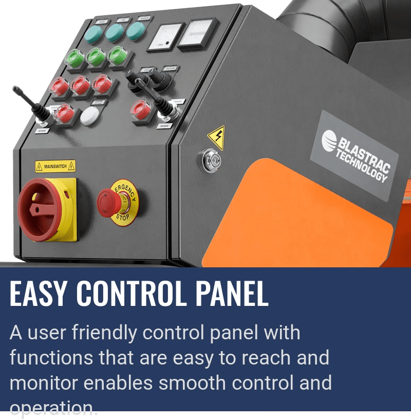 Husqvarna Blastrac EBE 500, Easy Control Panel