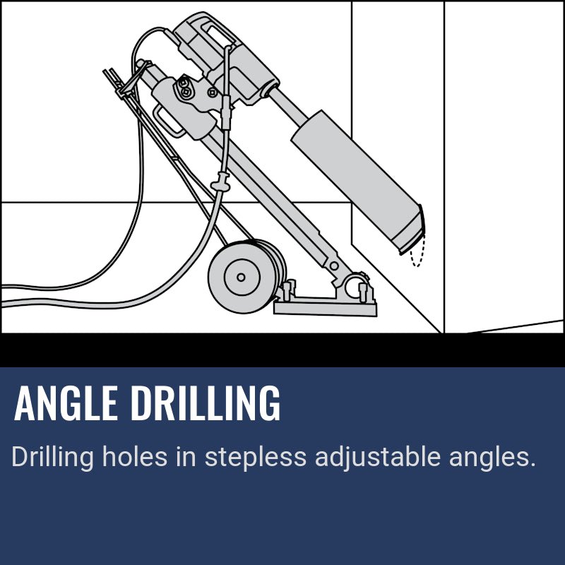 Husqvarna DMS 400, Angle drilling