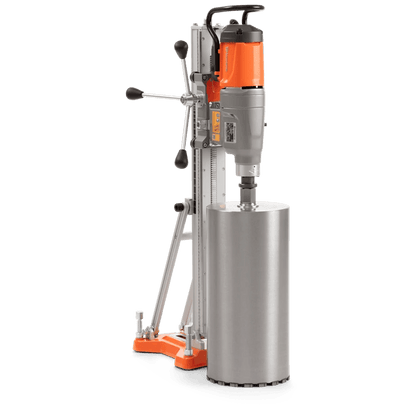 Husqvarna DMS 430 core drill with stand for drilling concrete and masonry materials
