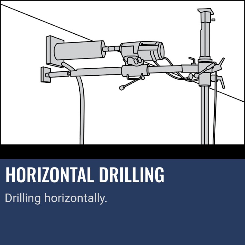 Husqvarna DMS 400, Horizontal drilling