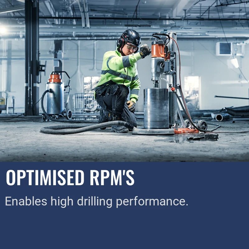 Husqvarna DMS 400, Optimised RPM's