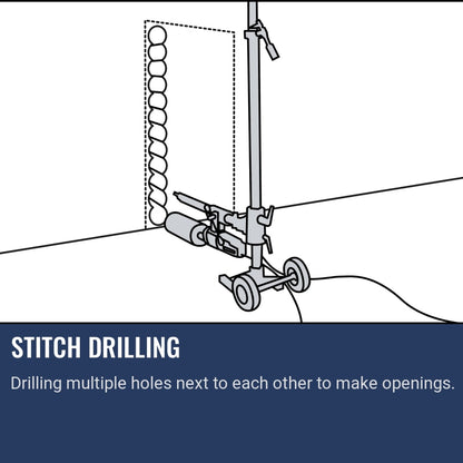 Husqvarna DMS 430 Stitch drilling
