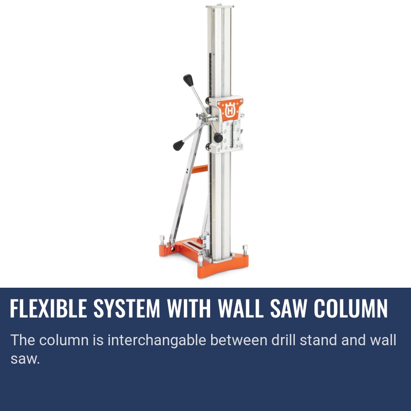 Husqvarna DS 900 Flexible system with wall saw column