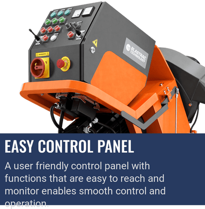 Husqvarna Blastrac EBE 350, Easy control panel