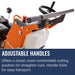 Husqvarna FS 400 LV, Adjustable handles