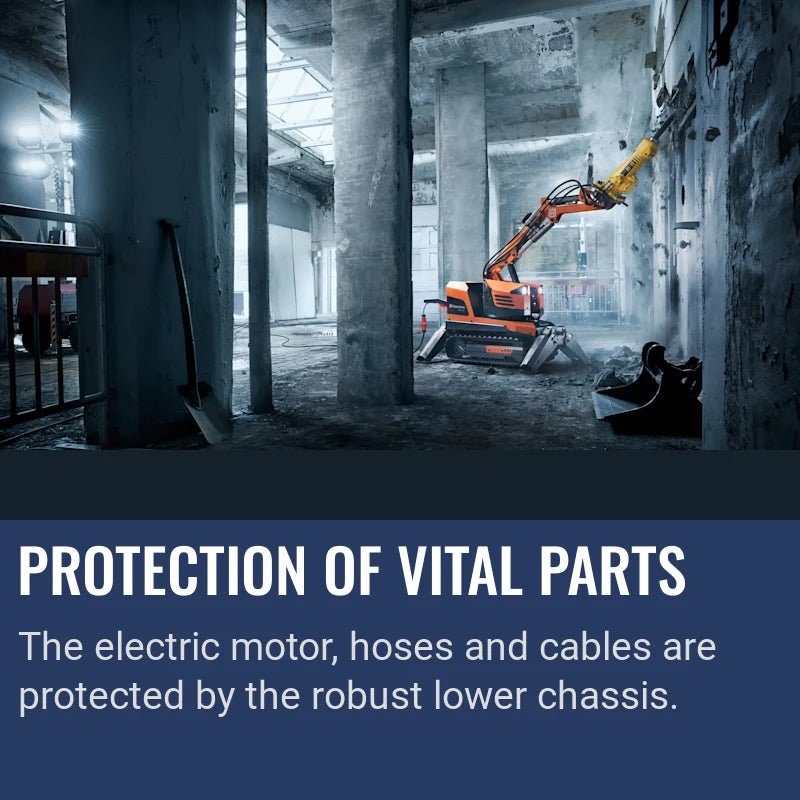 Husqvarna DXR 95, Protection of vital parts