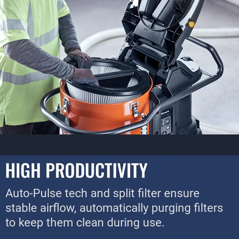 Husqvarna DE 130 H, High productivity