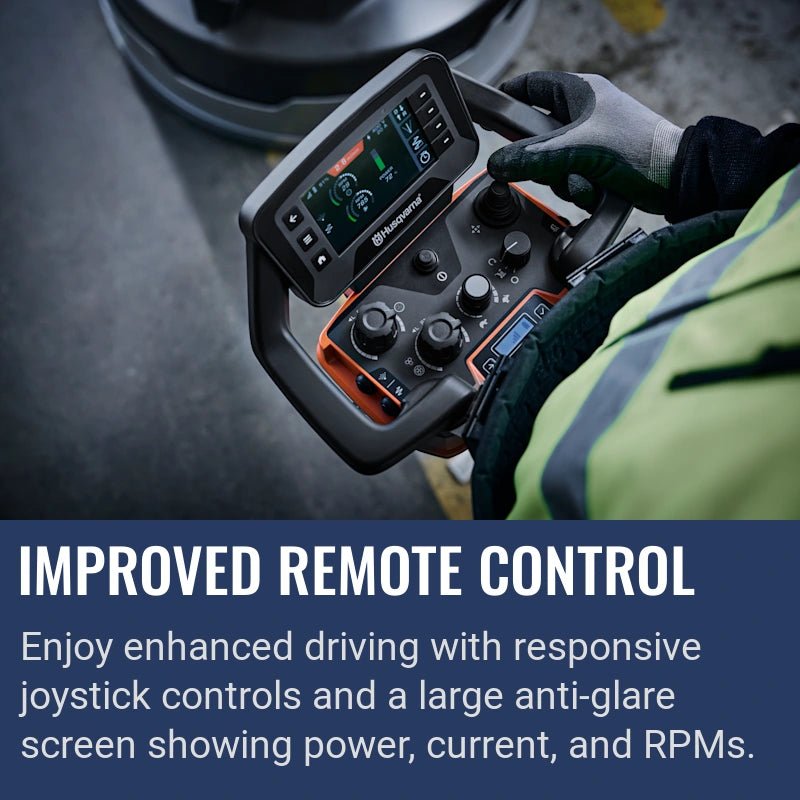 Husqvarna PG 8 DR, Improved remote control