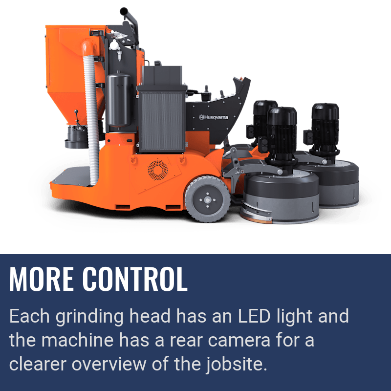 Husqvarna Blastrac BMG 2200RC, More control