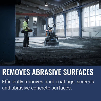 Husqvarna ELITE-GRIND™ EZ H, Removes abrasive surfaces