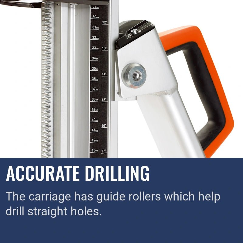 Husqvarna DS 150, Accurate drilling