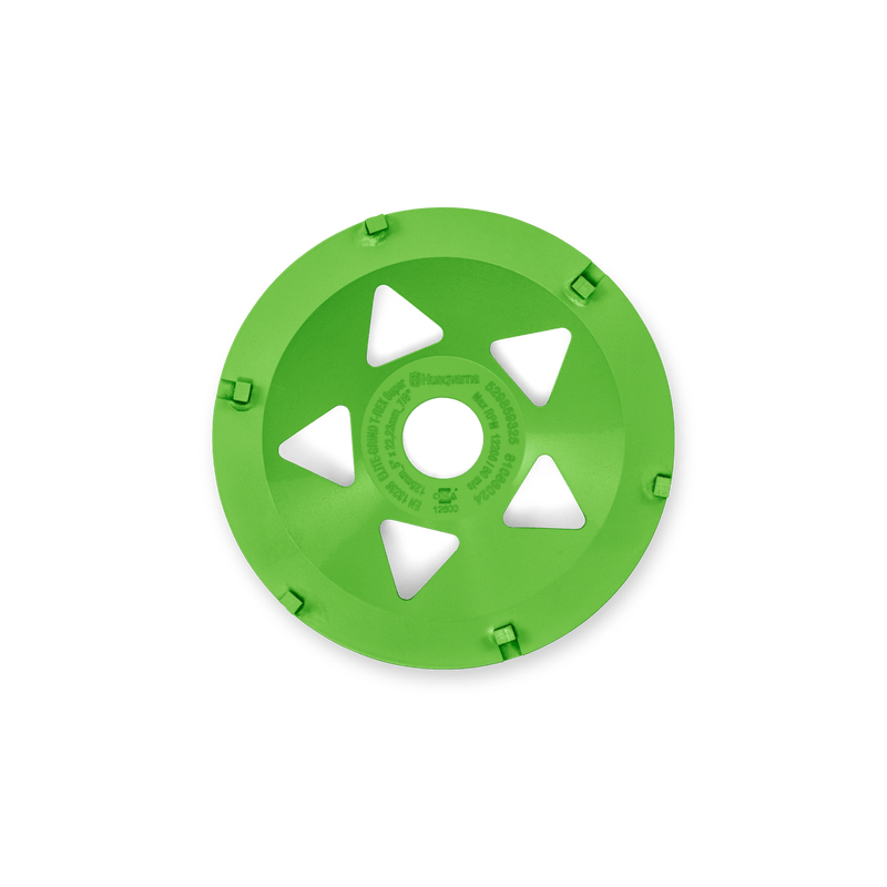 Husqvarna Elite-Grind T-Rex Super Cup Wheels Removal - 5" 125mm 7/8