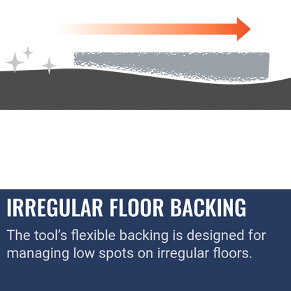 Husqvarna VARI-POLISH™ VF D, Irregular floor backing