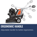 Husqvarna PG 830 P, Ergonomic handle
