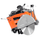 Husqvarna self-propelled walk-behind floor saw FS 7000 D 74 hp 30" Deutz FP ETRK w/cl