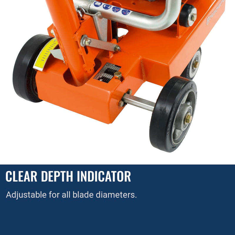 Husqvarna FS 309 Clear depth indicator