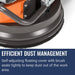 Husqvarna PG 400 Petrol, Efficient dust management