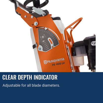Husqvarna FS 400 LV Clear depth indicator
