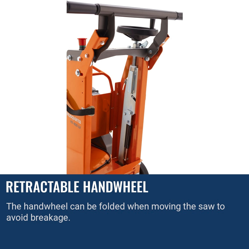 Husqvarna FS 400 LV Retractable handwheel