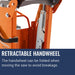 Husqvarna FS 400 LV, Retractable handwheel