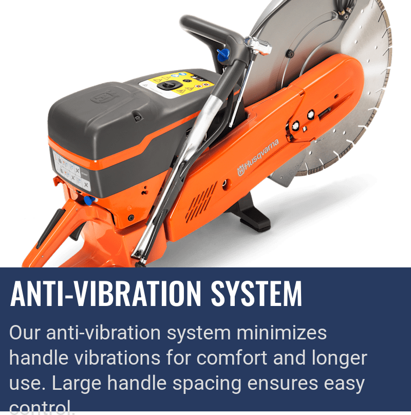 Husqvarna K 1270, Anti-vibration system