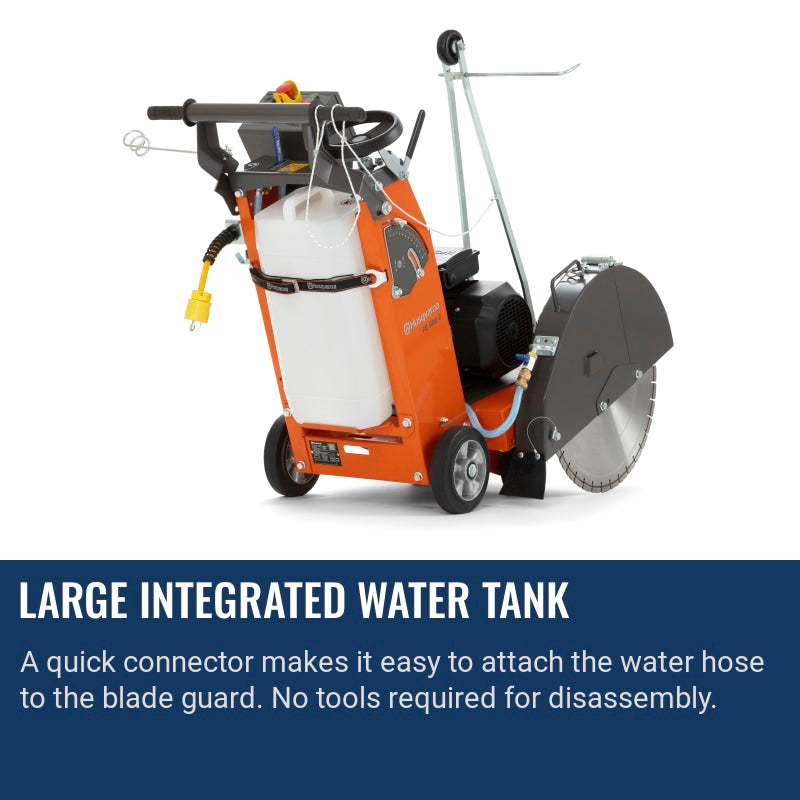Husqvarna FS 600 E Large integrated water tank